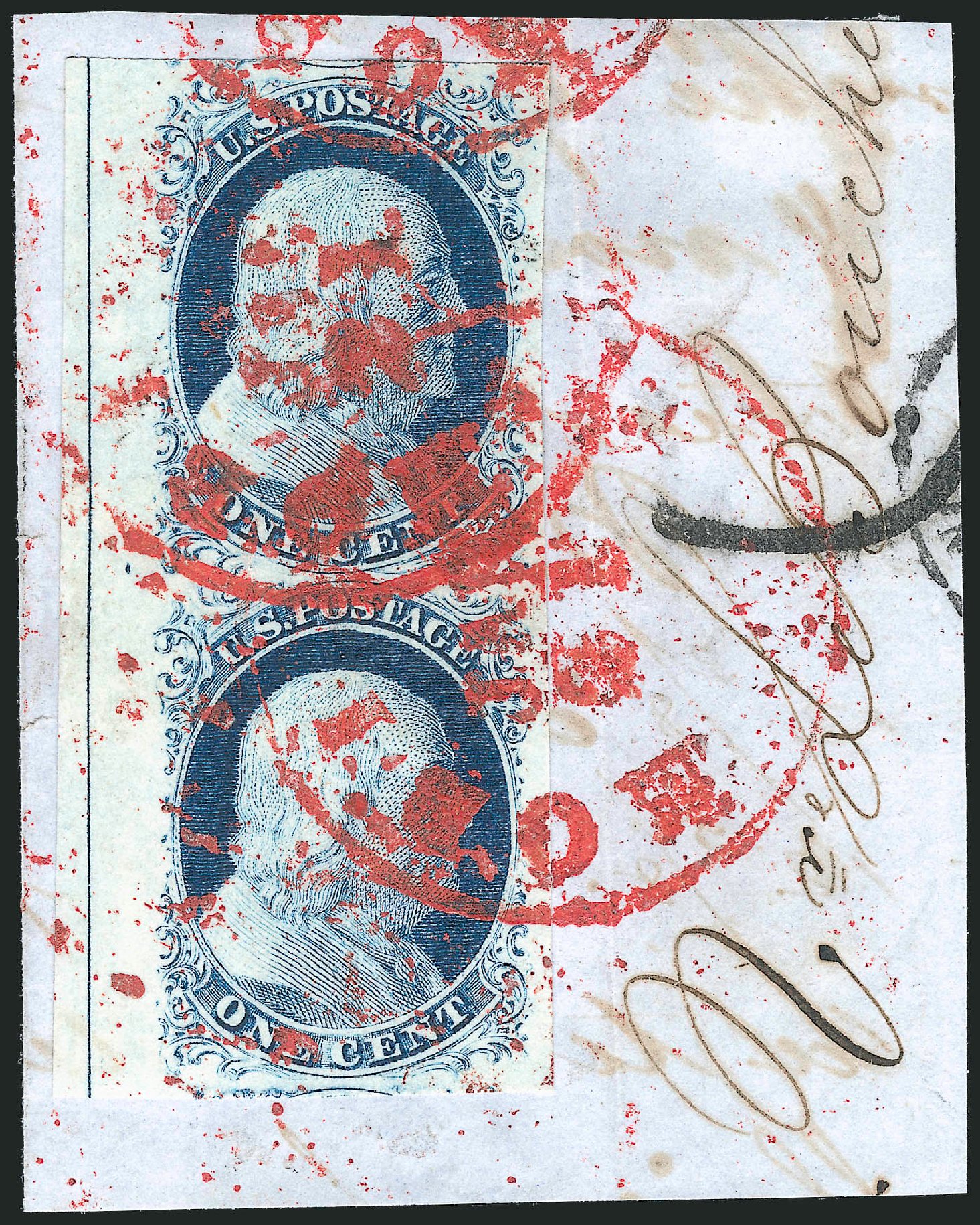 Prices of US Stamps Scott 9: 1c 1852 Franklin. Robert Siegel Auction Galleries, Dec 2010, Sale 998, Lot 94