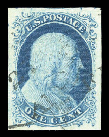 Price of US Stamp Scott Catalogue # 9 - 1852 1c Franklin. Matthew Bennett International, Sep 2010, Sale 333, Lot 3305