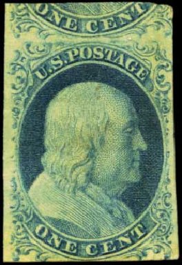 Cost of US Stamp Scott Cat. # 9 - 1852 1c Franklin. Harmer-Schau Auction Galleries, Feb 2012, Sale 92, Lot 775