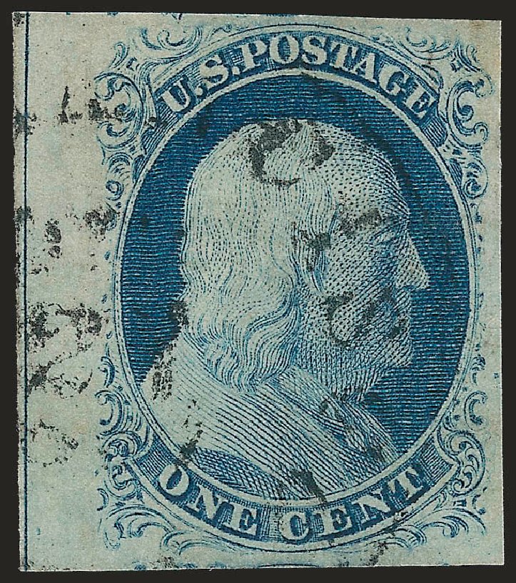 Price of US Stamp Scott Cat. # 9 - 1852 1c Franklin. Robert Siegel Auction Galleries, Sep 2009, Sale 976, Lot 1115