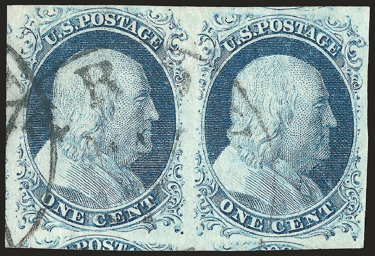 US Stamps Price Scott Catalogue # 9: 1c 1852 Franklin. Robert Siegel Auction Galleries, Sep 2009, Sale 976, Lot 1135