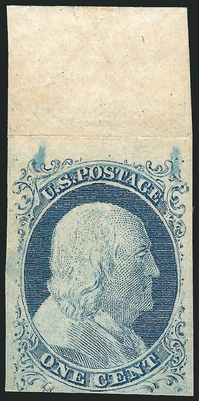 US Stamps Price Scott #9: 1852 1c Franklin. Robert Siegel Auction Galleries, Sep 2010, Sale 994, Lot 765