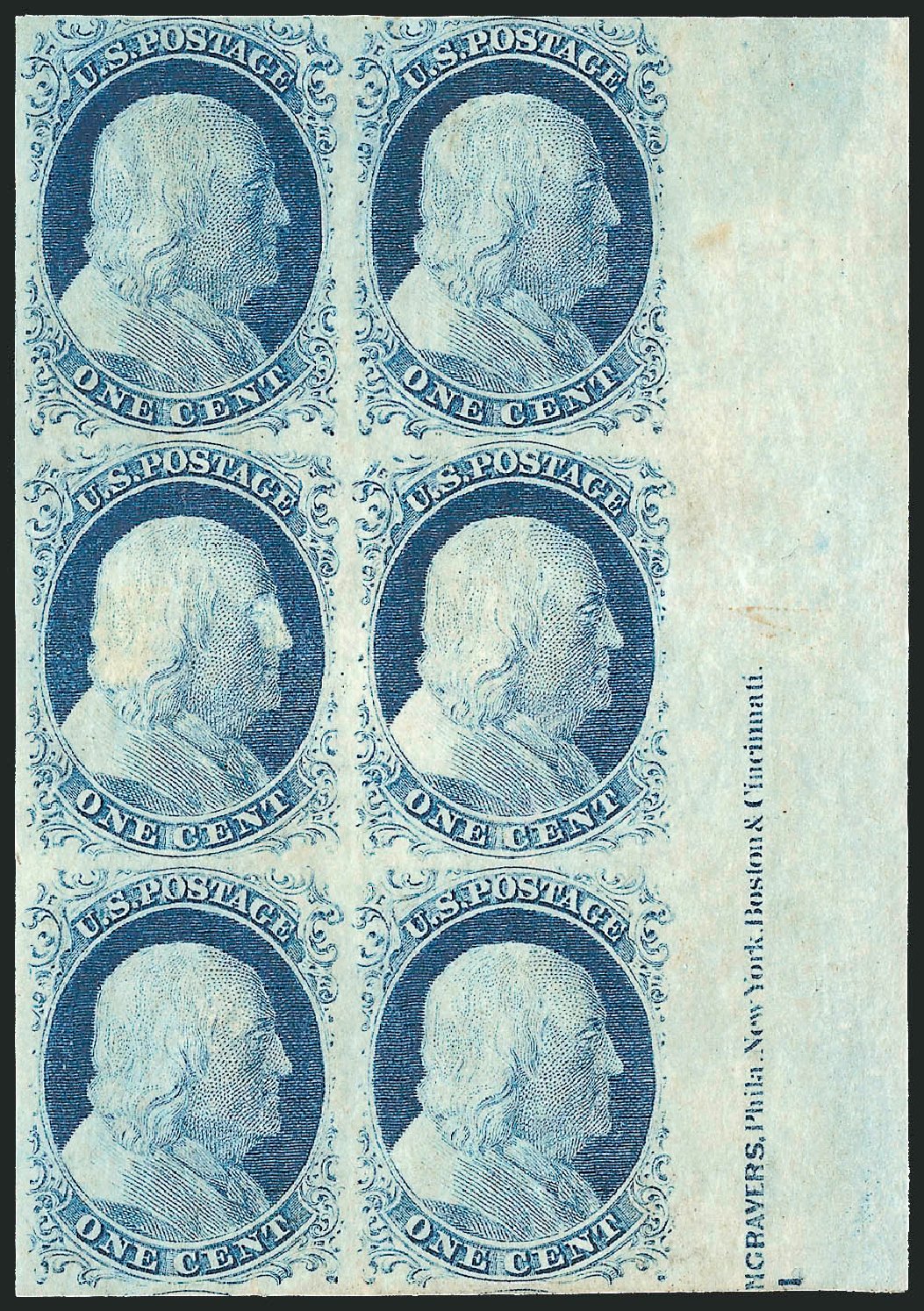 Prices of US Stamps Scott Catalog # 9: 1852 1c Franklin. Robert Siegel Auction Galleries, Sep 2010, Sale 994, Lot 775