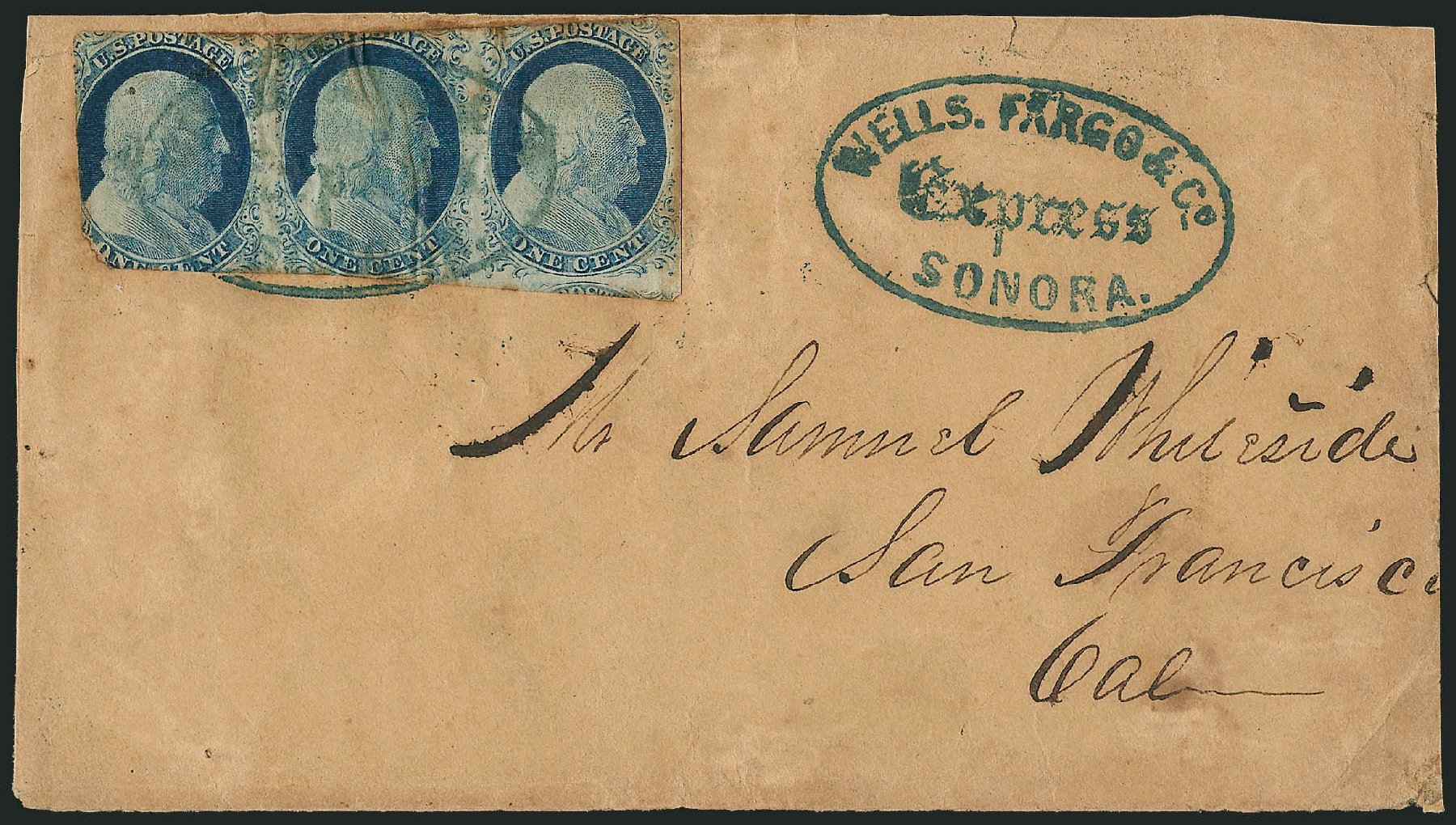 US Stamp Price Scott Catalogue #9: 1c 1852 Franklin. Robert Siegel Auction Galleries, Sep 2010, Sale 994, Lot 885