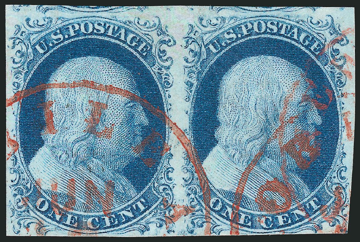 Value of US Stamps Scott Catalog # 9: 1852 1c Franklin. Robert Siegel Auction Galleries, Dec 2010, Sale 998, Lot 205
