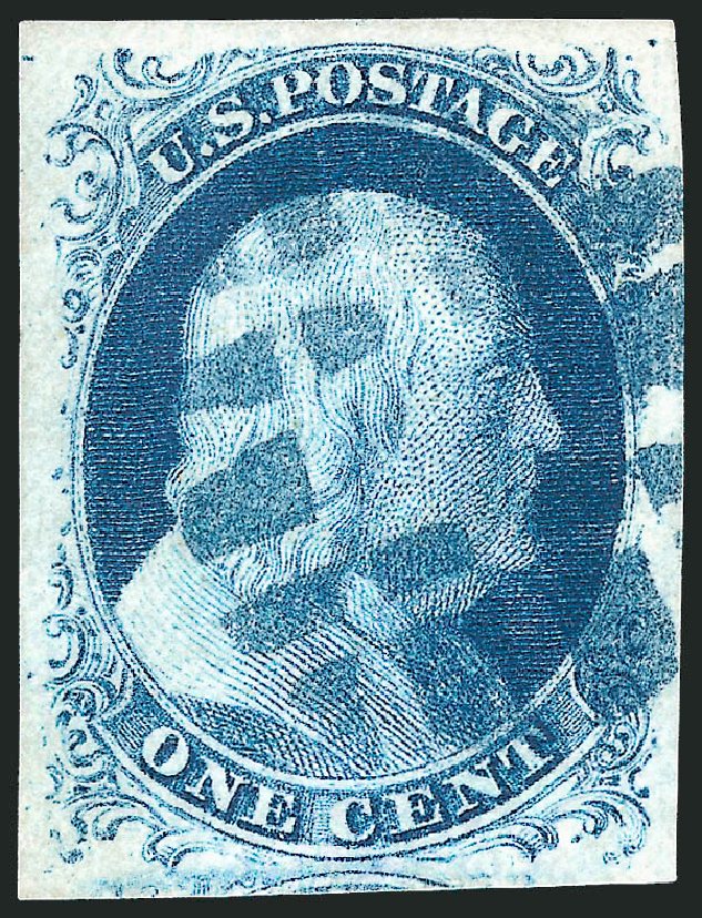 Value of US Stamps Scott Catalogue 9: 1852 1c Franklin. Robert Siegel Auction Galleries, Dec 2010, Sale 998, Lot 75