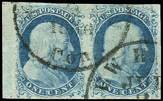 US Stamps Values Scott Catalogue 9: 1852 1c Franklin. Regency-Superior, Nov 2014, Sale 108, Lot 52
