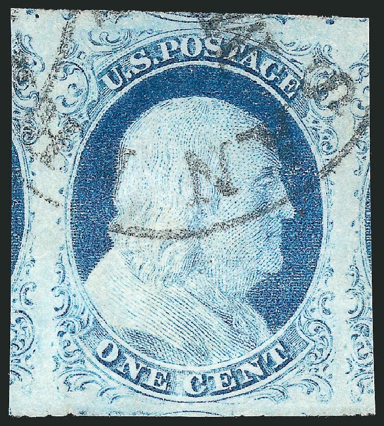 Costs of US Stamps Scott Catalogue #9 - 1c 1852 Franklin. Robert Siegel Auction Galleries, Oct 2012, Sale 1032, Lot 3022
