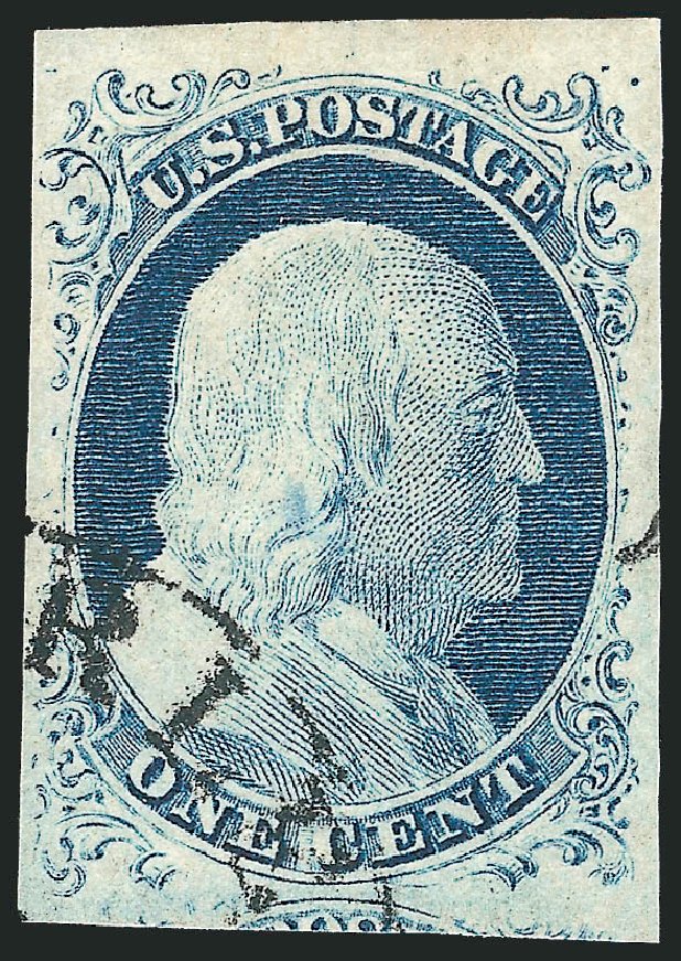 Price of US Stamps Scott 9: 1852 1c Franklin. Robert Siegel Auction Galleries, Sep 2010, Sale 994, Lot 772