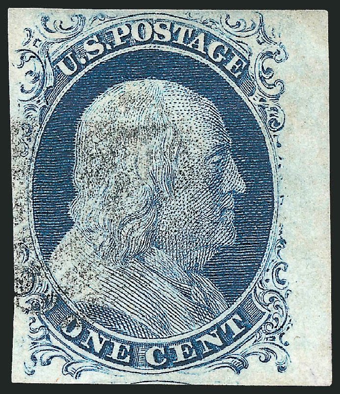 Cost of US Stamp Scott Catalogue #9 - 1852 1c Franklin. Robert Siegel Auction Galleries, Sep 2010, Sale 994, Lot 782