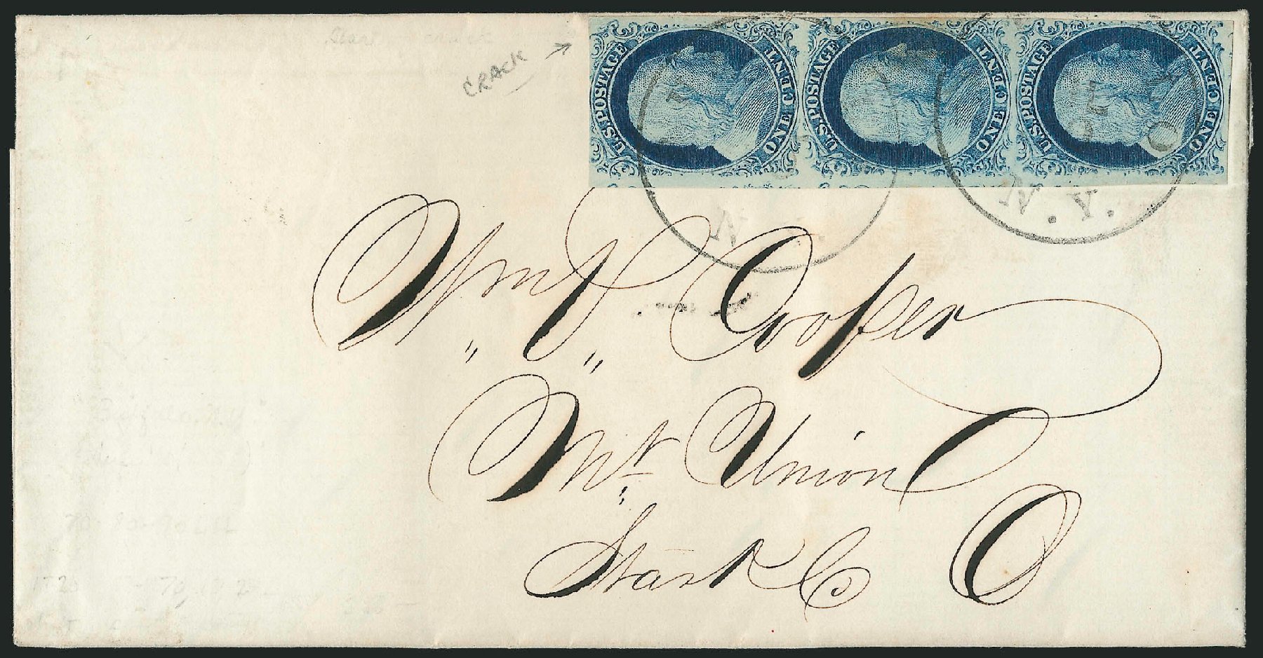 Price of US Stamp Scott Catalog # 9: 1852 1c Franklin. Robert Siegel Auction Galleries, Dec 2010, Sale 998, Lot 112