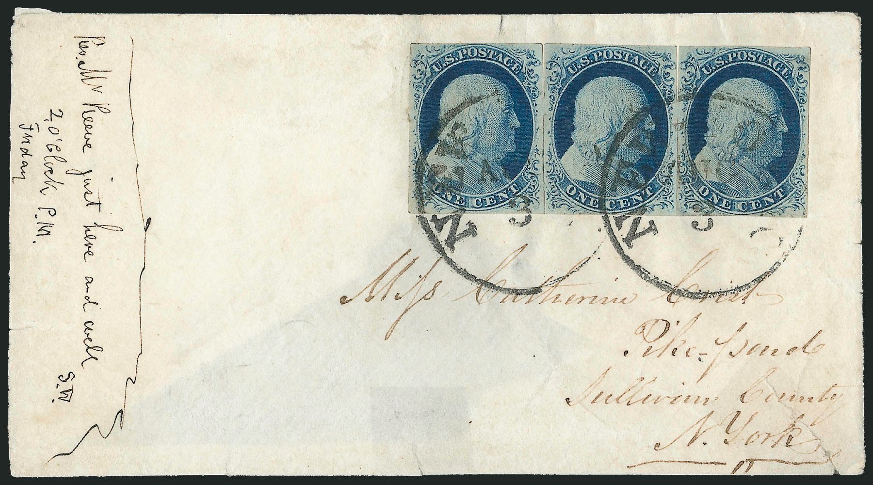 Prices of US Stamp Scott 9 - 1c 1852 Franklin. Robert Siegel Auction Galleries, Dec 2010, Sale 998, Lot 282