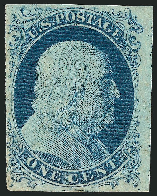 US Stamp Prices Scott Catalogue #9 - 1852 1c Franklin. Robert Siegel Auction Galleries, Mar 2011, Sale 1007, Lot 2103