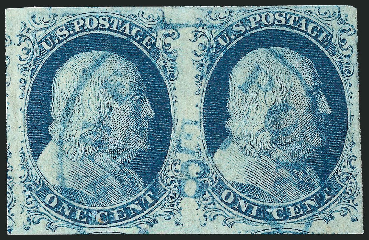 Values of US Stamps Scott Catalogue # 9: 1c 1852 Franklin. Robert Siegel Auction Galleries, Dec 2010, Sale 998, Lot 203