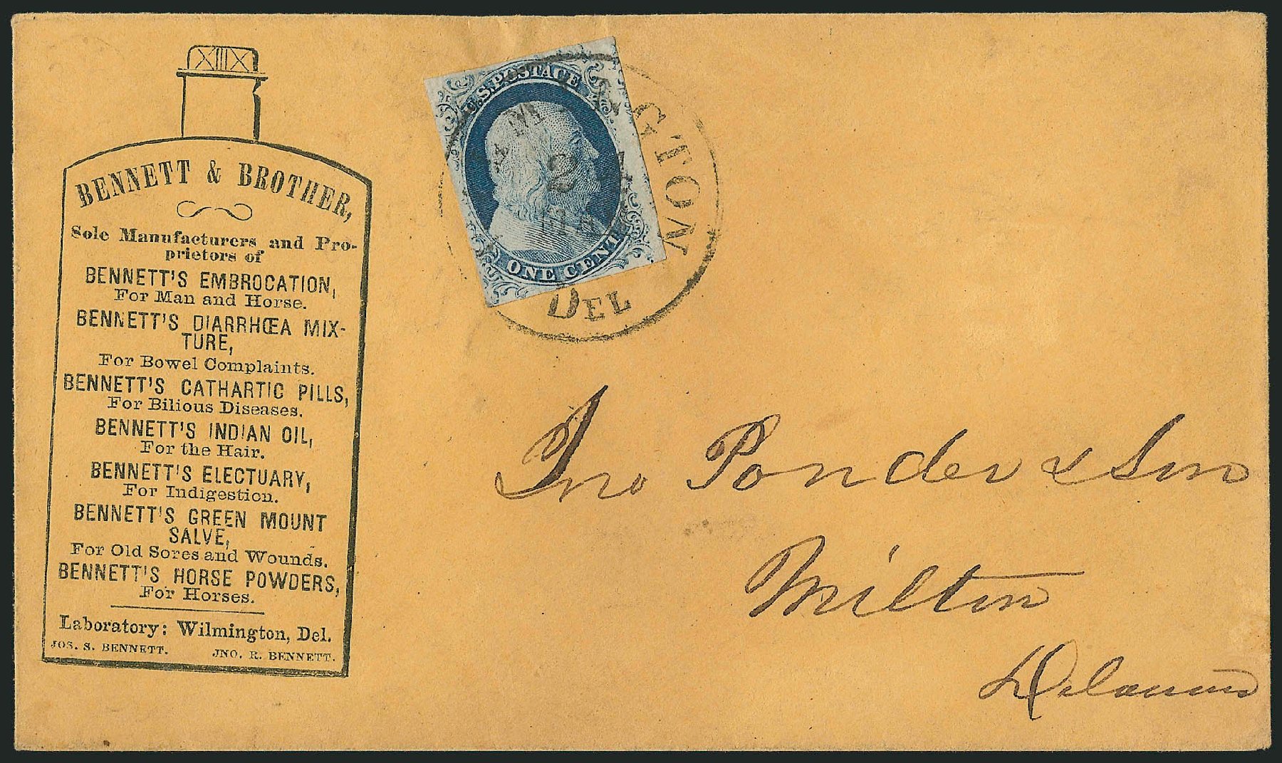Prices of US Stamp Scott Catalog # 9: 1c 1852 Franklin. Robert Siegel Auction Galleries, Dec 2010, Sale 998, Lot 233