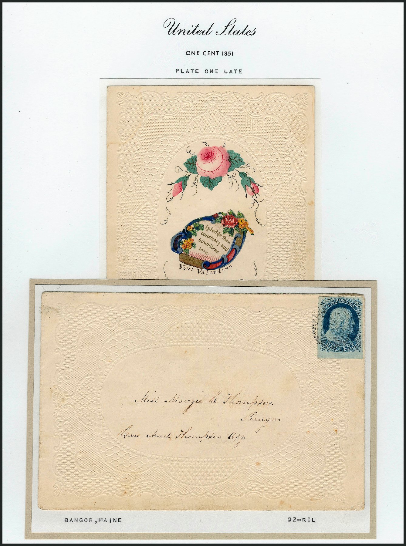 US Stamps Values Scott Catalogue 9: 1c 1852 Franklin. Robert Siegel Auction Galleries, Dec 2010, Sale 998, Lot 253