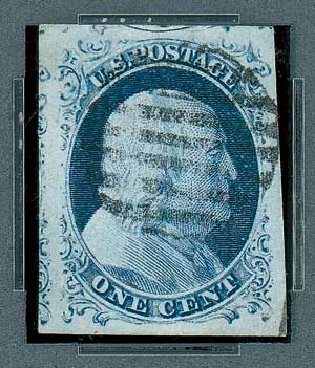 Price of US Stamps Scott Cat. # 9: 1c 1852 Franklin. Matthew Bennett International, Oct 2007, Sale 322, Lot 2006