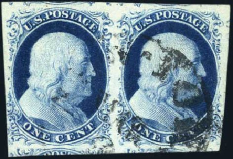 Price of US Stamp Scott Cat. # 9: 1852 1c Franklin. Harmer-Schau Auction Galleries, Feb 2010, Sale 84, Lot 1266
