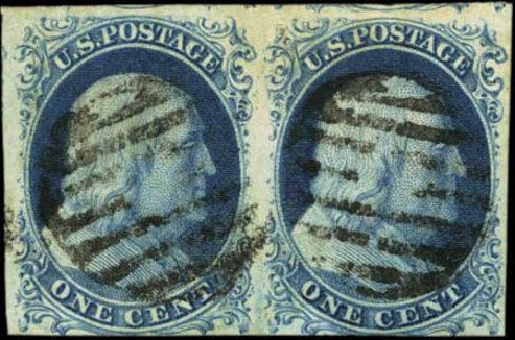 Price of US Stamps Scott Catalogue #9: 1c 1852 Franklin. Harmer-Schau Auction Galleries, Feb 2012, Sale 92, Lot 786