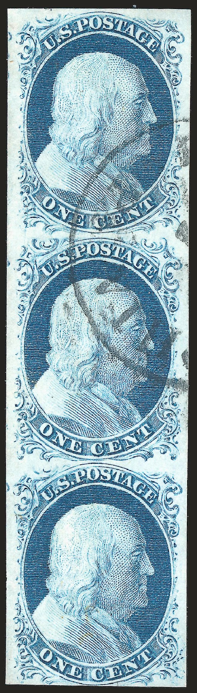 Prices of US Stamps Scott # 9: 1852 1c Franklin. Robert Siegel Auction Galleries, Sep 2009, Sale 976, Lot 1136
