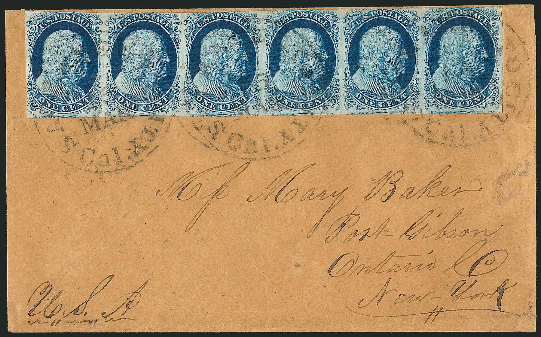 US Stamps Values Scott #9 - 1852 1c Franklin. Robert Siegel Auction Galleries, Sep 2010, Sale 994, Lot 886