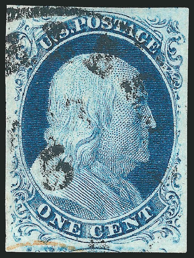 Prices of US Stamp Scott Catalog # 9: 1852 1c Franklin. Robert Siegel Auction Galleries, Dec 2010, Sale 998, Lot 176