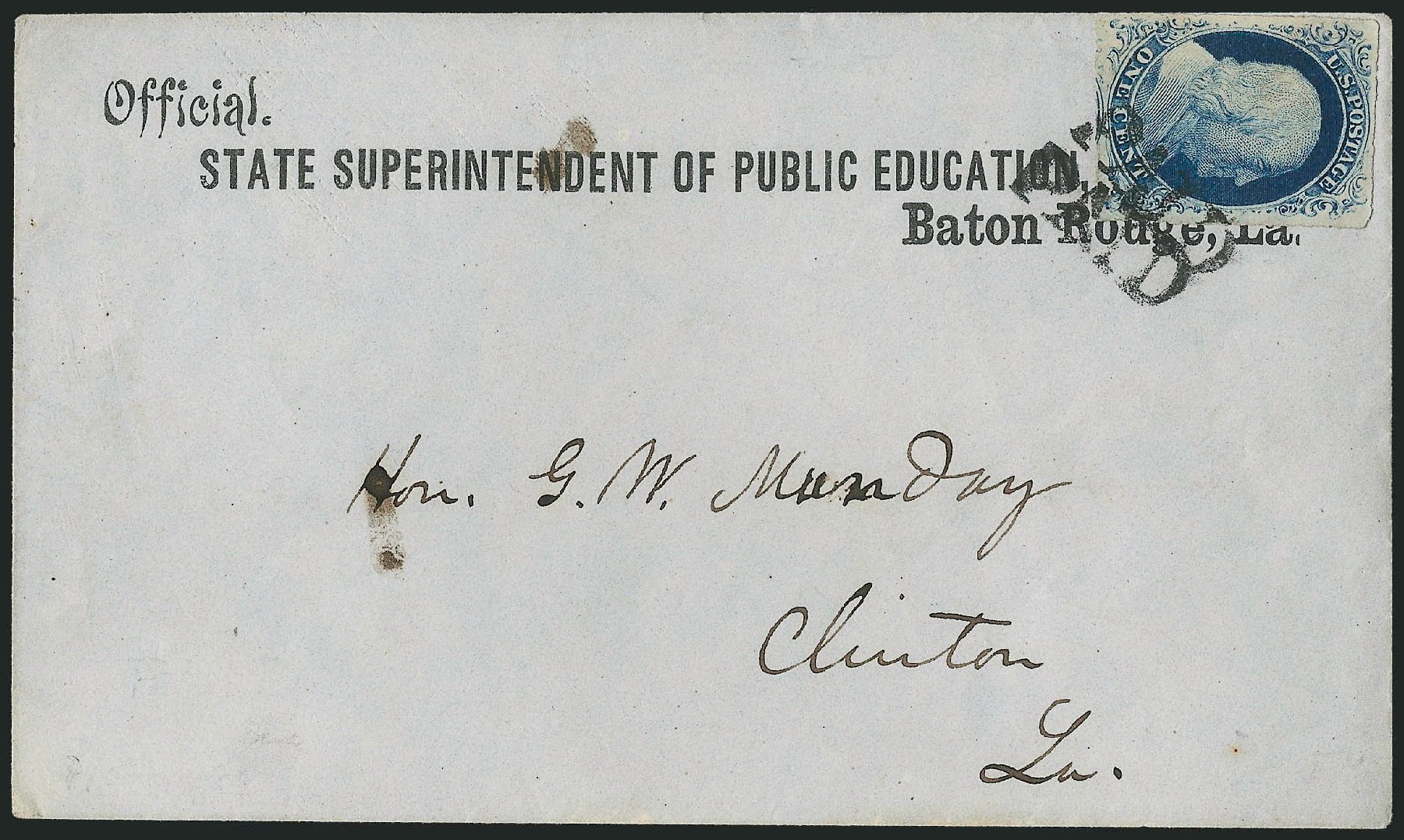 US Stamps Price Scott # 9 - 1852 1c Franklin. Robert Siegel Auction Galleries, Dec 2010, Sale 998, Lot 246