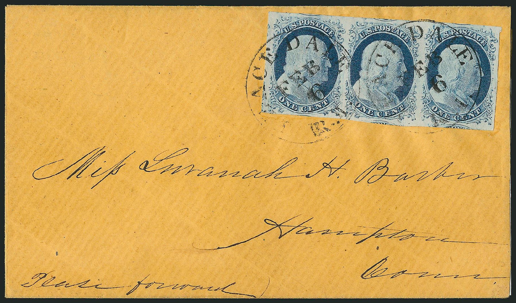 US Stamp Values Scott # 9 - 1c 1852 Franklin. Robert Siegel Auction Galleries, Dec 2010, Sale 998, Lot 276