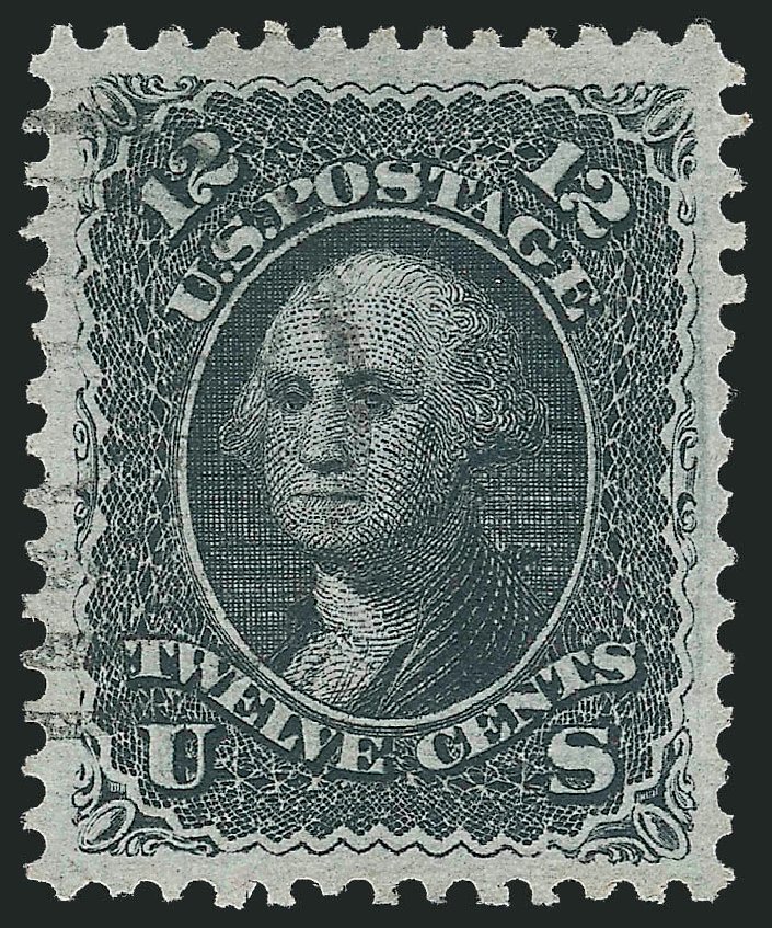 Prices of US Stamp Scott Cat. 90 - 12c 1868 Washington Grill. Robert Siegel Auction Galleries, Jun 2012, Sale 1024, Lot 153