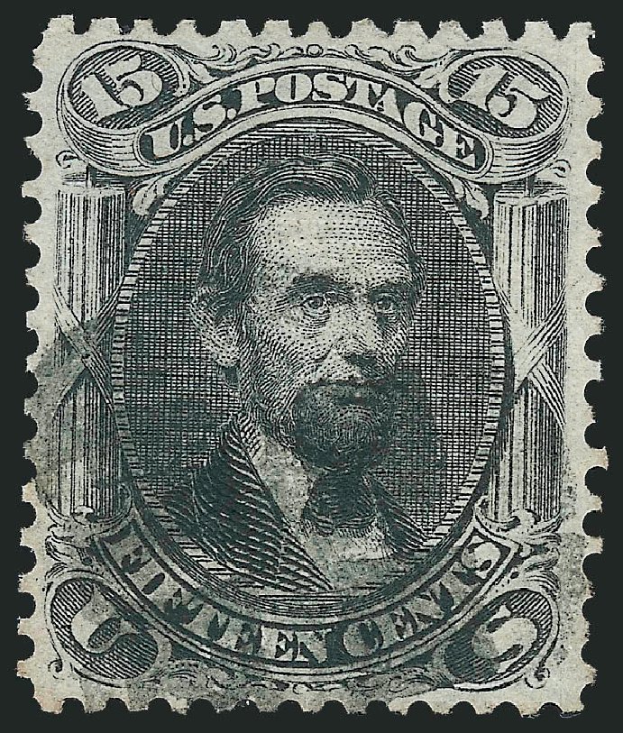 Costs of US Stamps Scott Cat. # 91: 15c 1868 Lincoln Grill. Robert Siegel Auction Galleries, Oct 2012, Sale 1033, Lot 4051