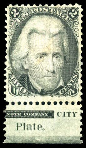 US Stamps Value Scott 93 - 2c 1868 Jackson Grill. Matthew Bennett International, Dec 2008, Sale 330, Lot 1537