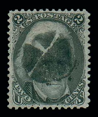 Price of US Stamp Scott Cat. # 93: 2c 1868 Jackson Grill. Matthew Bennett International, Dec 2007, Sale 325, Lot 1549