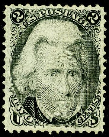 US Stamps Price Scott Catalogue # 93: 2c 1868 Jackson Grill. Matthew Bennett International, May 2008, Sale 327, Lot 95