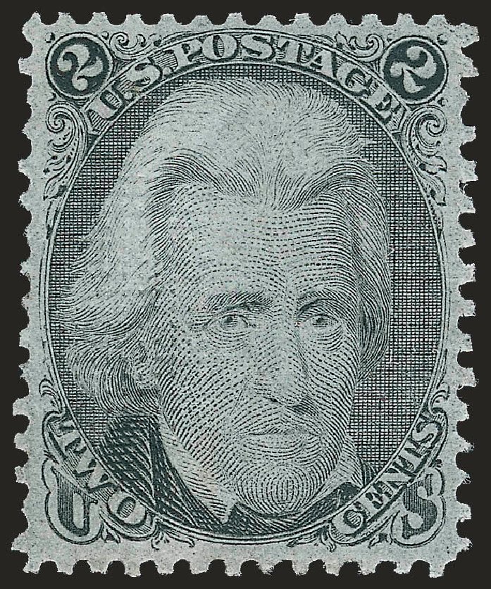 Prices of US Stamps Scott Cat. #93 - 1868 2c Jackson Grill. Robert Siegel Auction Galleries, Apr 2009, Sale 972, Lot 3093
