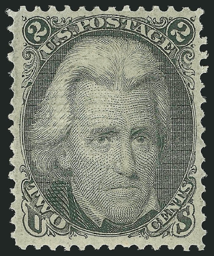Values of US Stamp Scott 93: 1868 2c Jackson Grill. Robert Siegel Auction Galleries, Feb 2010, Sale 983, Lot 63