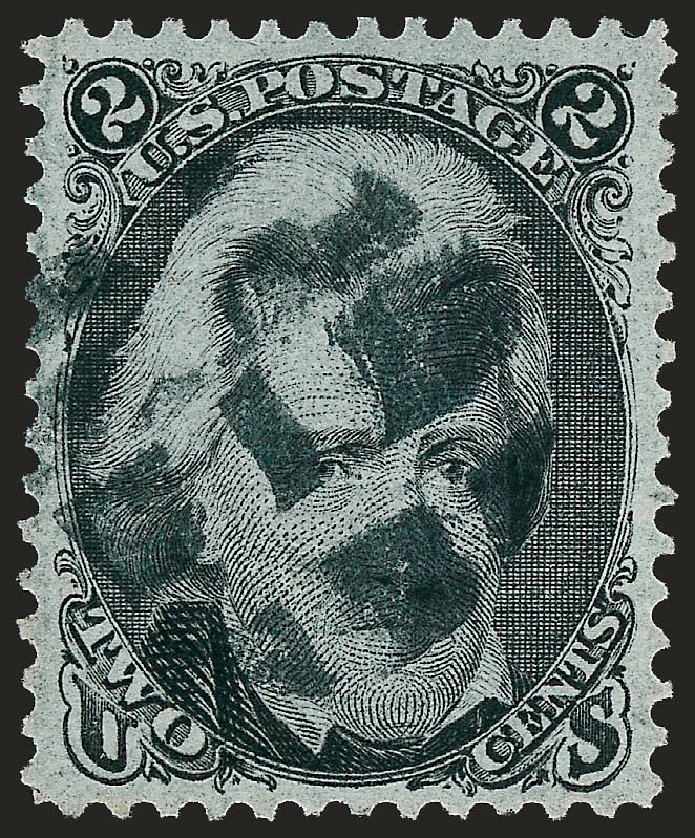 US Stamps Prices Scott # 93 - 2c 1868 Jackson Grill. Robert Siegel Auction Galleries, Sep 2008, Sale 962, Lot 2356