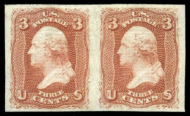 Costs of US Stamps Scott Catalog 94 - 3c 1868 Washington Grill. Matthew Bennett International, May 2014, Sale 350, Lot 167