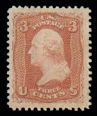 Prices of US Stamps Scott Catalogue # 94: 3c 1868 Washington Grill. Matthew Bennett International, Dec 2007, Sale 325, Lot 1550