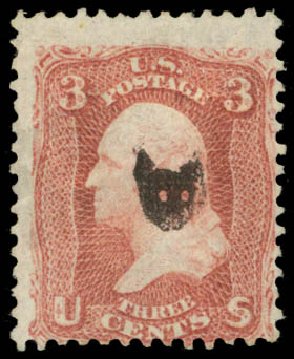 Price of US Stamp Scott Catalog # 94 - 3c 1868 Washington Grill. Daniel Kelleher Auctions, Sep 2014, Sale 655, Lot 240