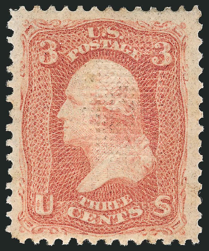 Cost of US Stamps Scott Catalog # 94: 3c 1868 Washington Grill. Robert Siegel Auction Galleries, Feb 2010, Sale 983, Lot 64