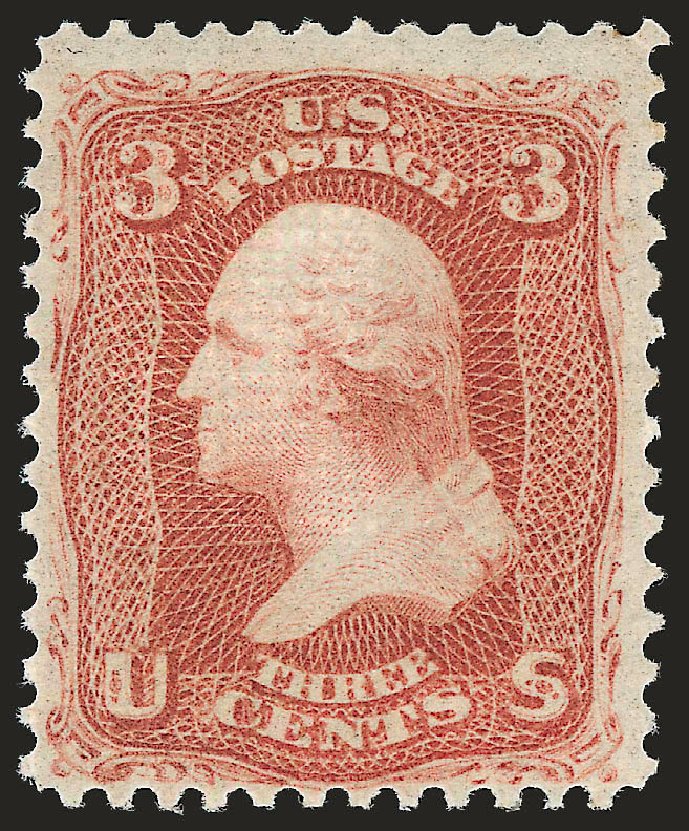Costs of US Stamp Scott #94: 3c 1868 Washington Grill. Robert Siegel Auction Galleries, Jan 2009, Sale 968, Lot 116