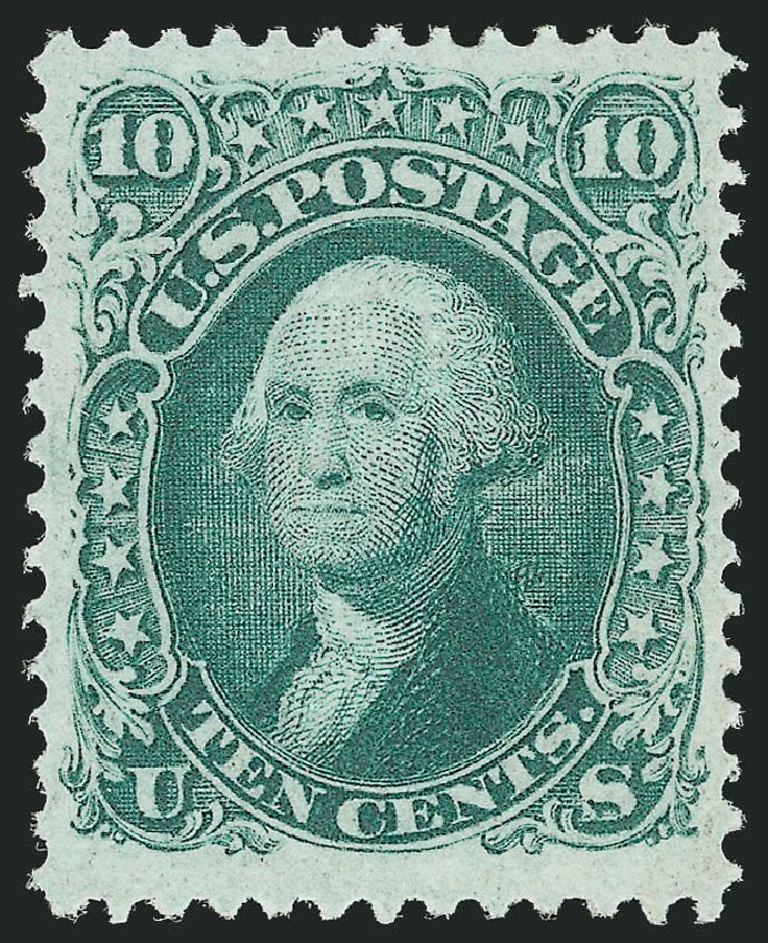 Prices of US Stamp Scott Catalog # 96 - 10c 1868 Washington Grill. Robert Siegel Auction Galleries, Oct 2008, Sale 963, Lot 598
