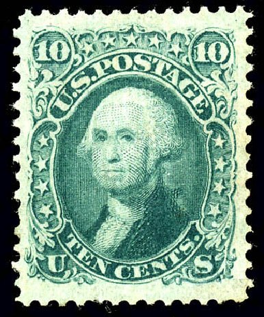Prices of US Stamp Scott Catalogue # 96: 10c 1868 Washington Grill. Matthew Bennett International, Dec 2008, Sale 330, Lot 1544