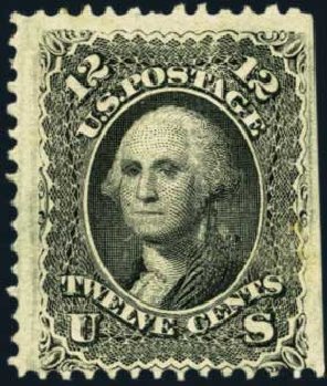 Prices of US Stamp Scott # 97 - 12c 1868 Washington Grill. Harmer-Schau Auction Galleries, Aug 2012, Sale 94, Lot 1158