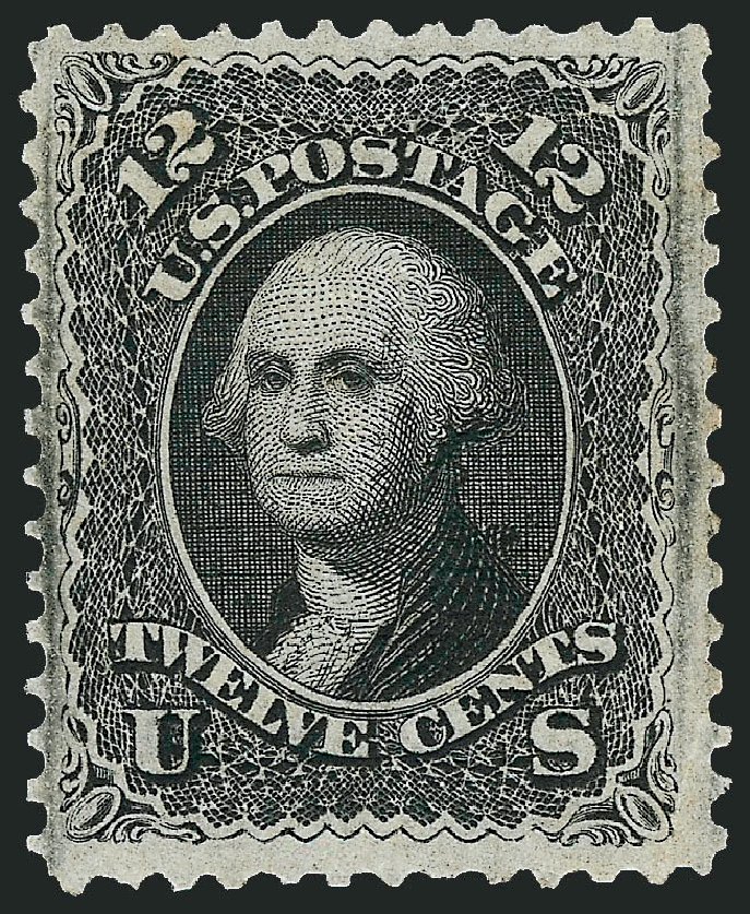 Prices of US Stamp Scott Catalogue # 97 - 12c 1868 Washington Grill. Robert Siegel Auction Galleries, Sep 2008, Sale 962, Lot 2358