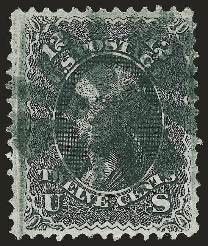 Cost of US Stamps Scott Cat. 97 - 12c 1868 Washington Grill. Robert Siegel Auction Galleries, Sep 2009, Sale 976, Lot 1418