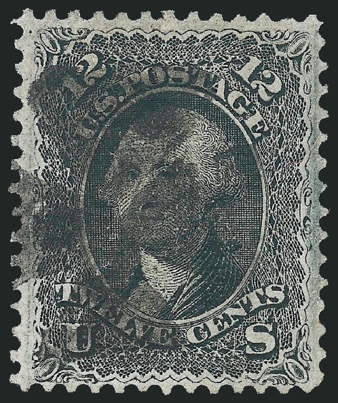 Price of US Stamp Scott 97: 12c 1868 Washington Grill. Robert Siegel Auction Galleries, Nov 2013, Sale 1061, Lot 3510