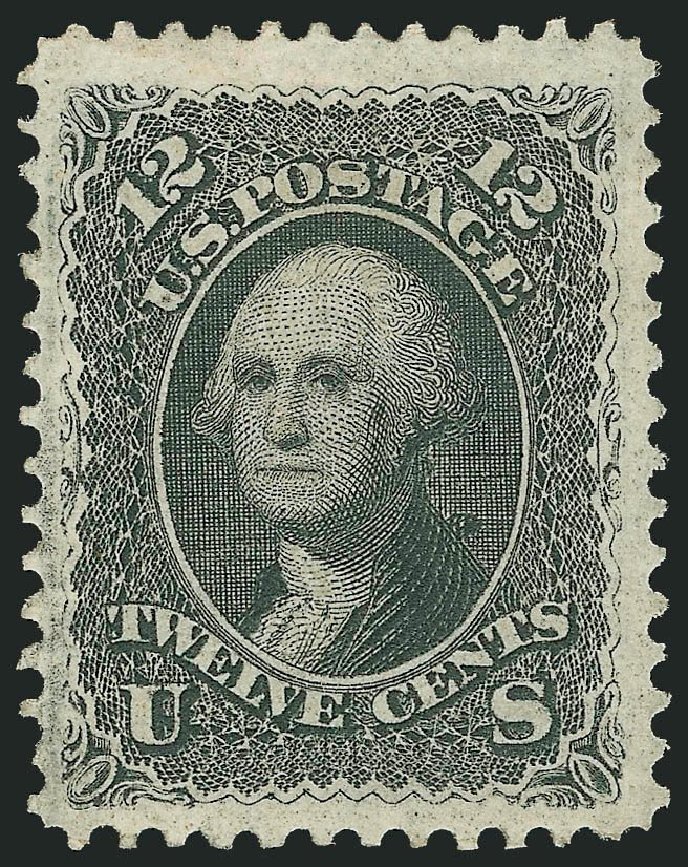 Prices of US Stamps Scott Cat. #97: 12c 1868 Washington Grill. Robert Siegel Auction Galleries, Nov 2013, Sale 1057, Lot 661