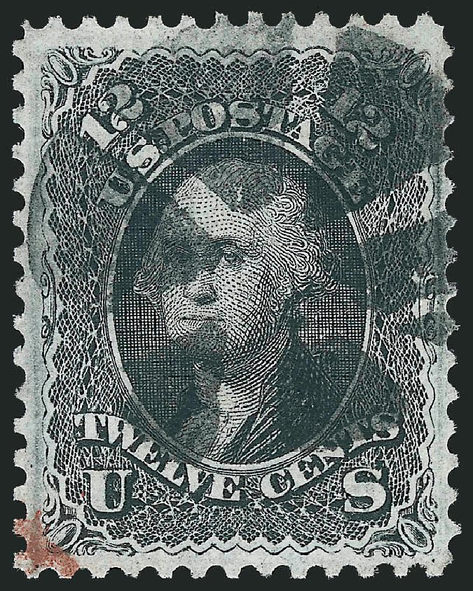 Value of US Stamps Scott 97: 1868 12c Washington Grill. Robert Siegel Auction Galleries, Oct 2010, Sale 995, Lot 2021