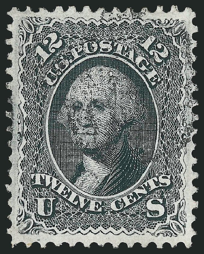 Cost of US Stamp Scott #97: 1868 12c Washington Grill. Robert Siegel Auction Galleries, Oct 2010, Sale 997, Lot 5401